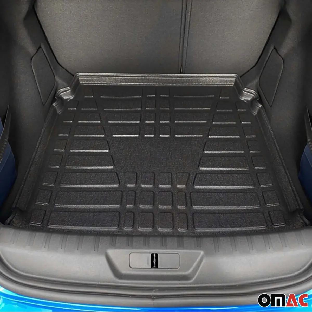 Omac Usa Cargo Liner Trunk Rubber Mat For Suv – Fits With 2017-2022 Honda Cr-V – All Weather, Black (1 Pc) 1
