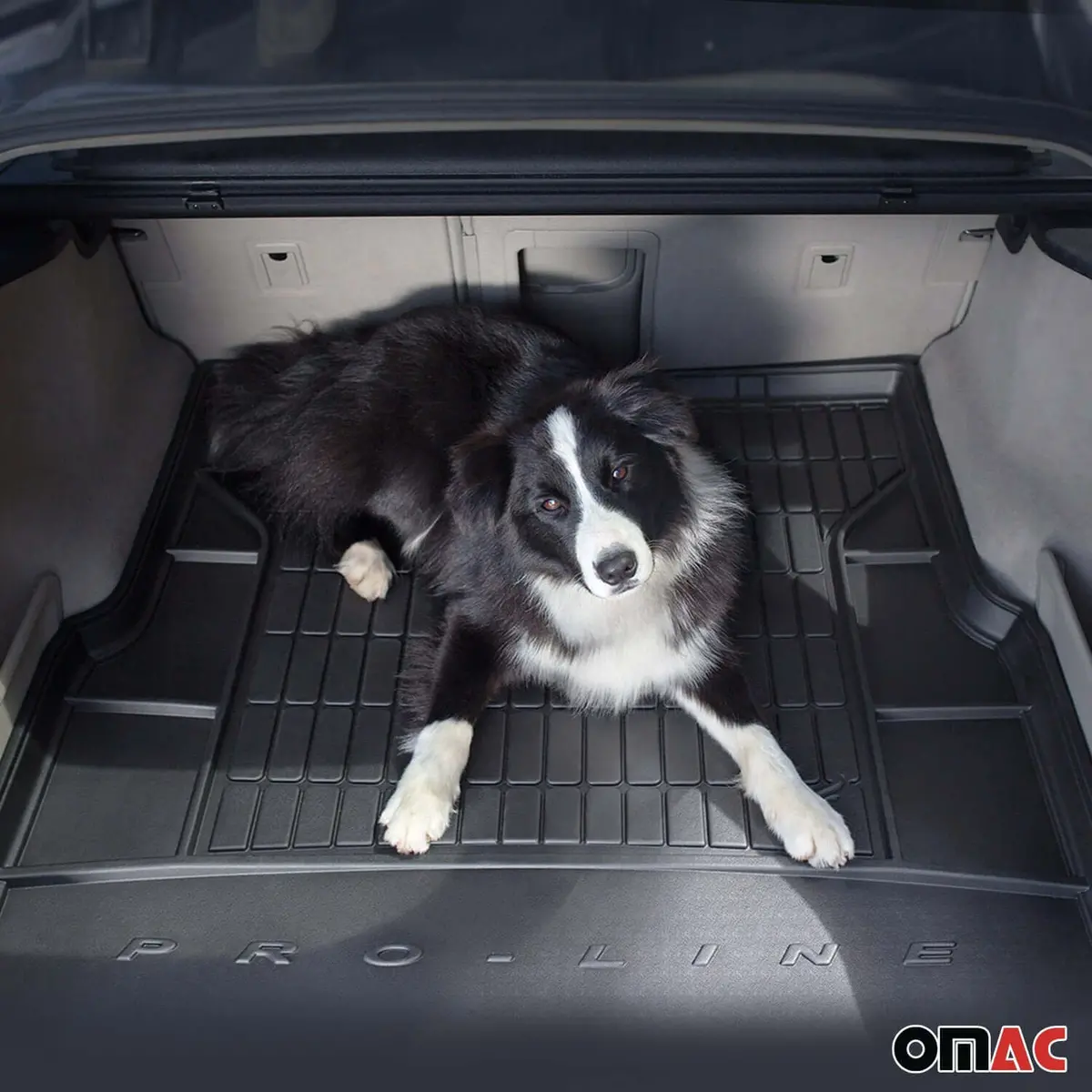 Omac Usa Premium Cargo Liner For Suv – Fits 2015-2019 Ford Edge – All Weather Heavy Duty Tpe Rubber Trunk Mat, Black 1