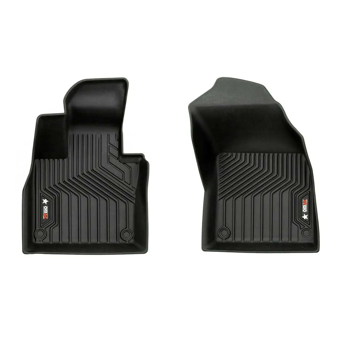 Omac Usa Premium Floor Mats Liners For Suv – Fits 2016–2025 Volvo Xc90 – First Row Front All Weather Heavy Duty Black (3 Pcs) 1