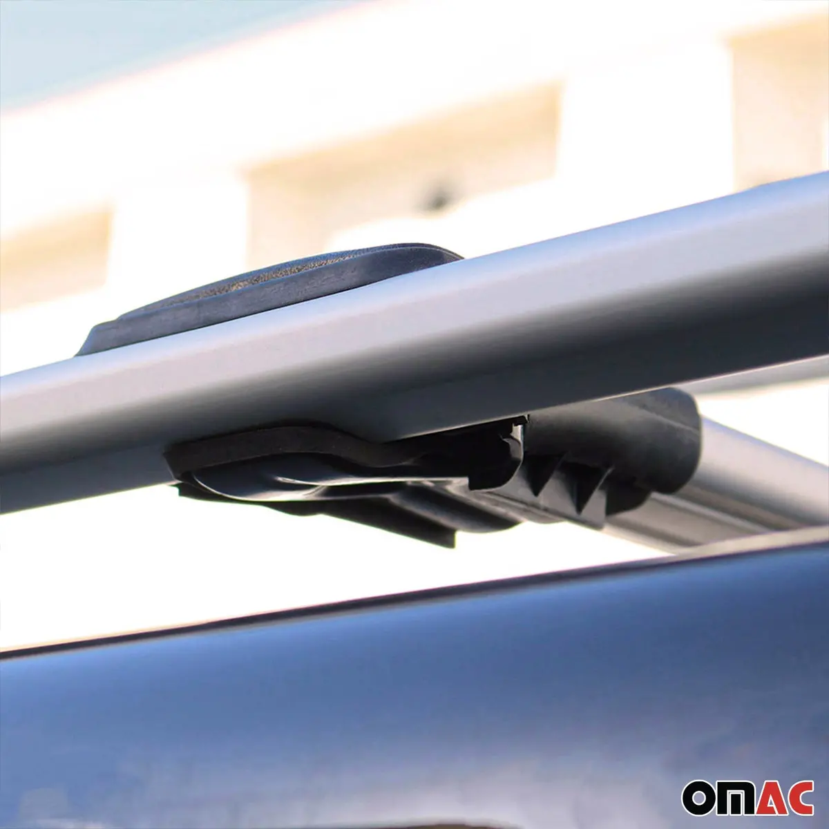 Omac Usa Roof Rack Cross Bars Luggage Carrier For Suv – Fits With 2015-2023 Jeep Renegade (2 Pcs, Silver, Aluminum) 1