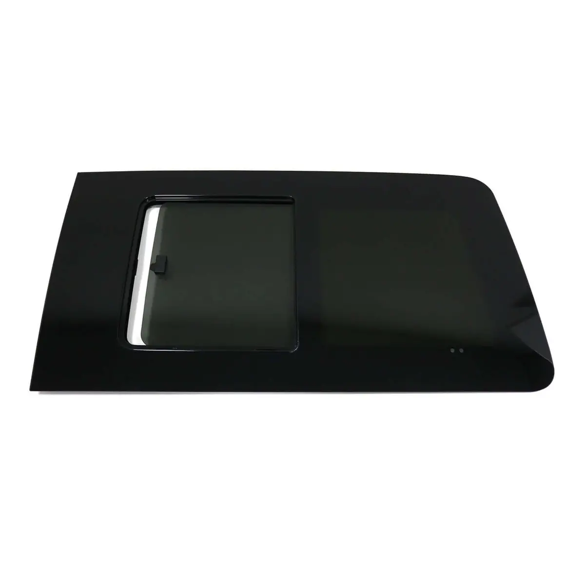 Omac Usa Sliding Window Glass Front Right Side For Vans – Fits 2015–2025 Ford Transit L2 L3 L4 (Tempered, Black, 1Pc) 1