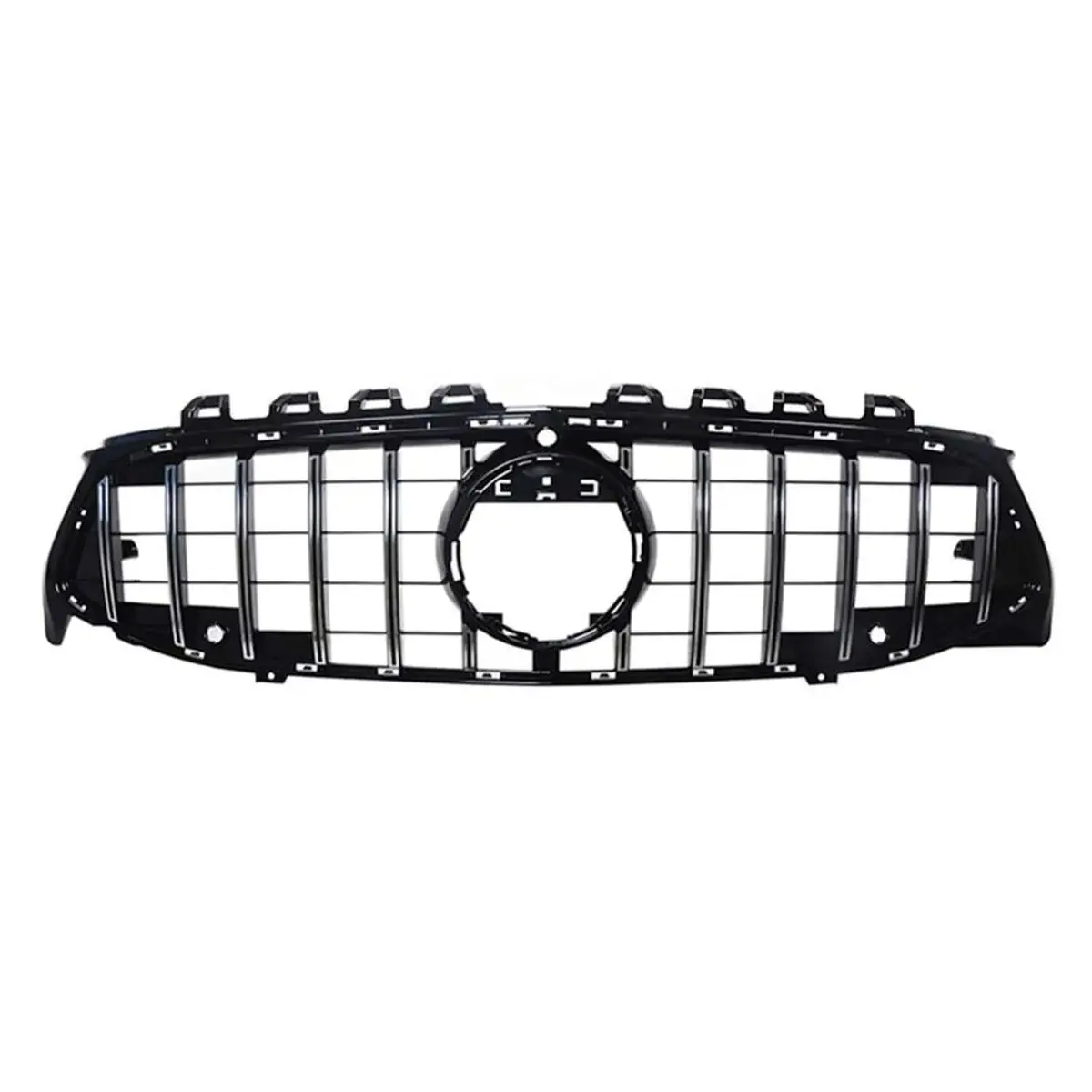 Omac Usa Front Bumper Grille For Cars – Fits 2020–2024 Mercedes Cla C118 (Silver, 1Pc) 1