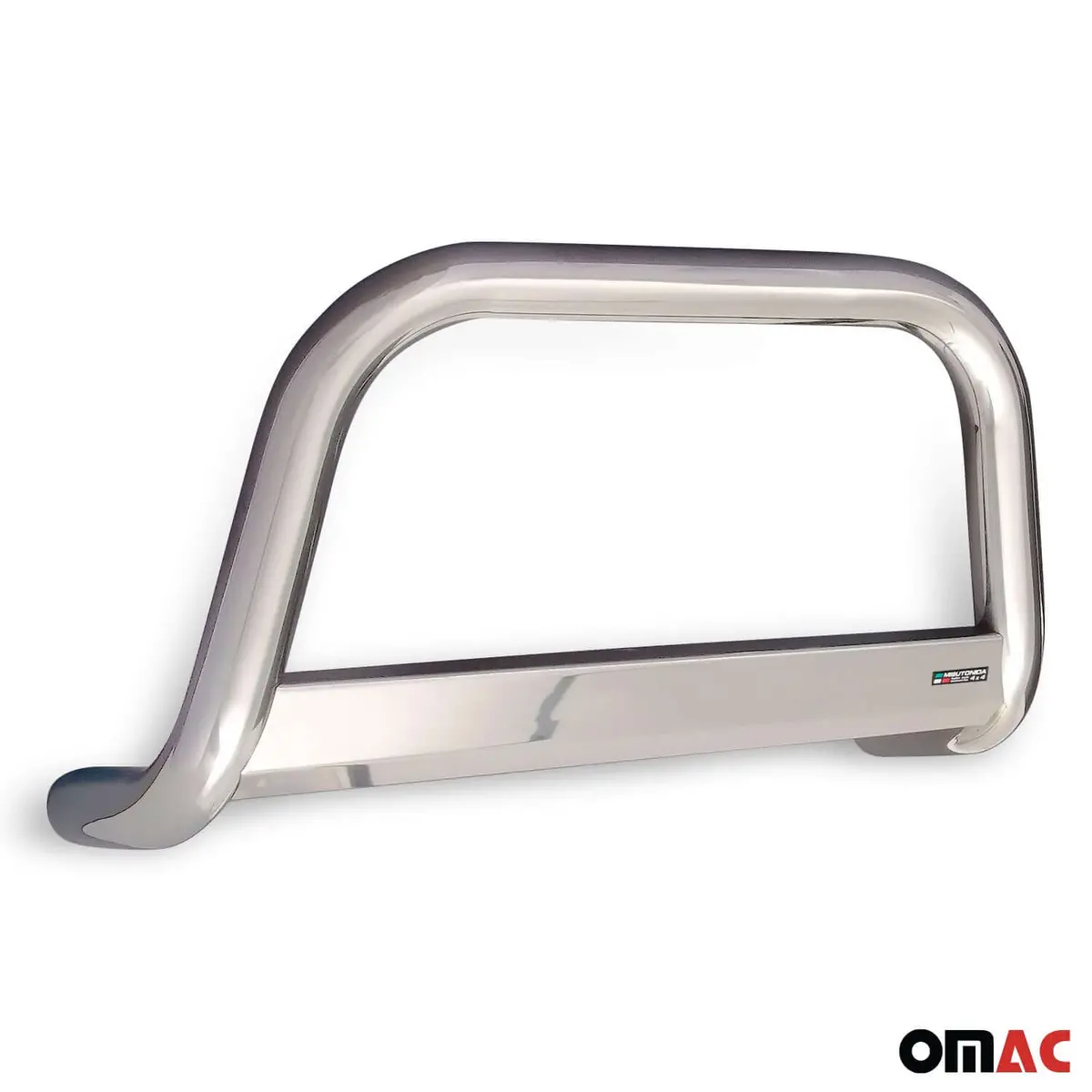 Omac Usa Front Bull Bar For Dodge Nitro – Fits 2007–2012 – Push Front Bumper Grille, Silver Steel, 1-Pc 1