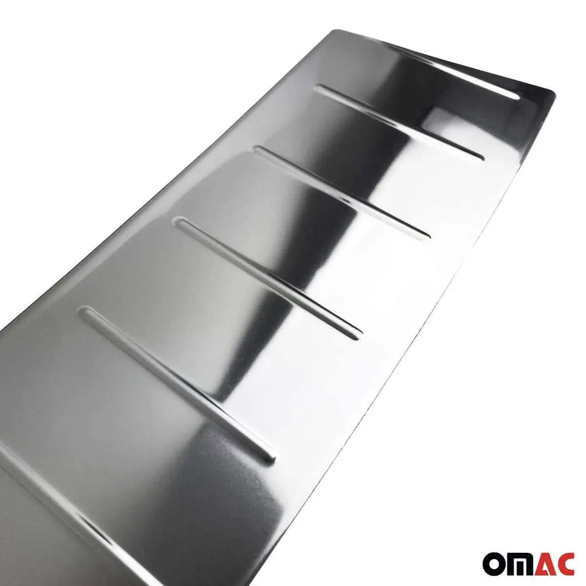 Omac Usa Front Bumper Grill Trim Molding For Suvs – Fits 2007–2012 Dodge Nitro - 1Pc (Stainless Steel, Chrome) 1