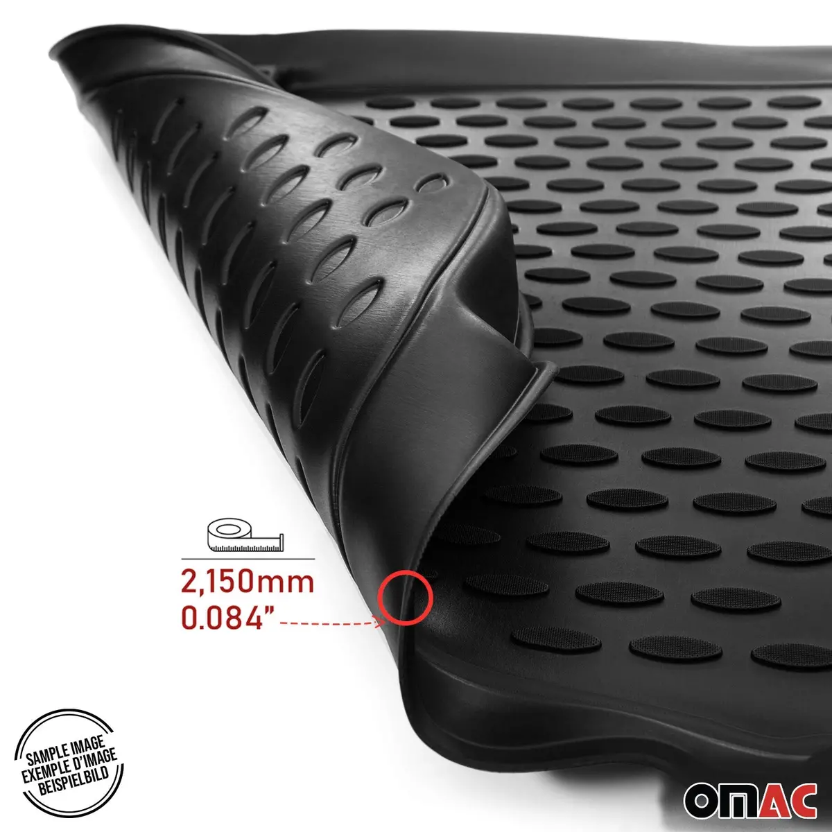 Omac Usa Premium Rubber Floor Mats Liners For Cars – Fits With 2017-2023 Bmw 5 Series G30/G31 Sedan & Touring (4 Pcs) 1