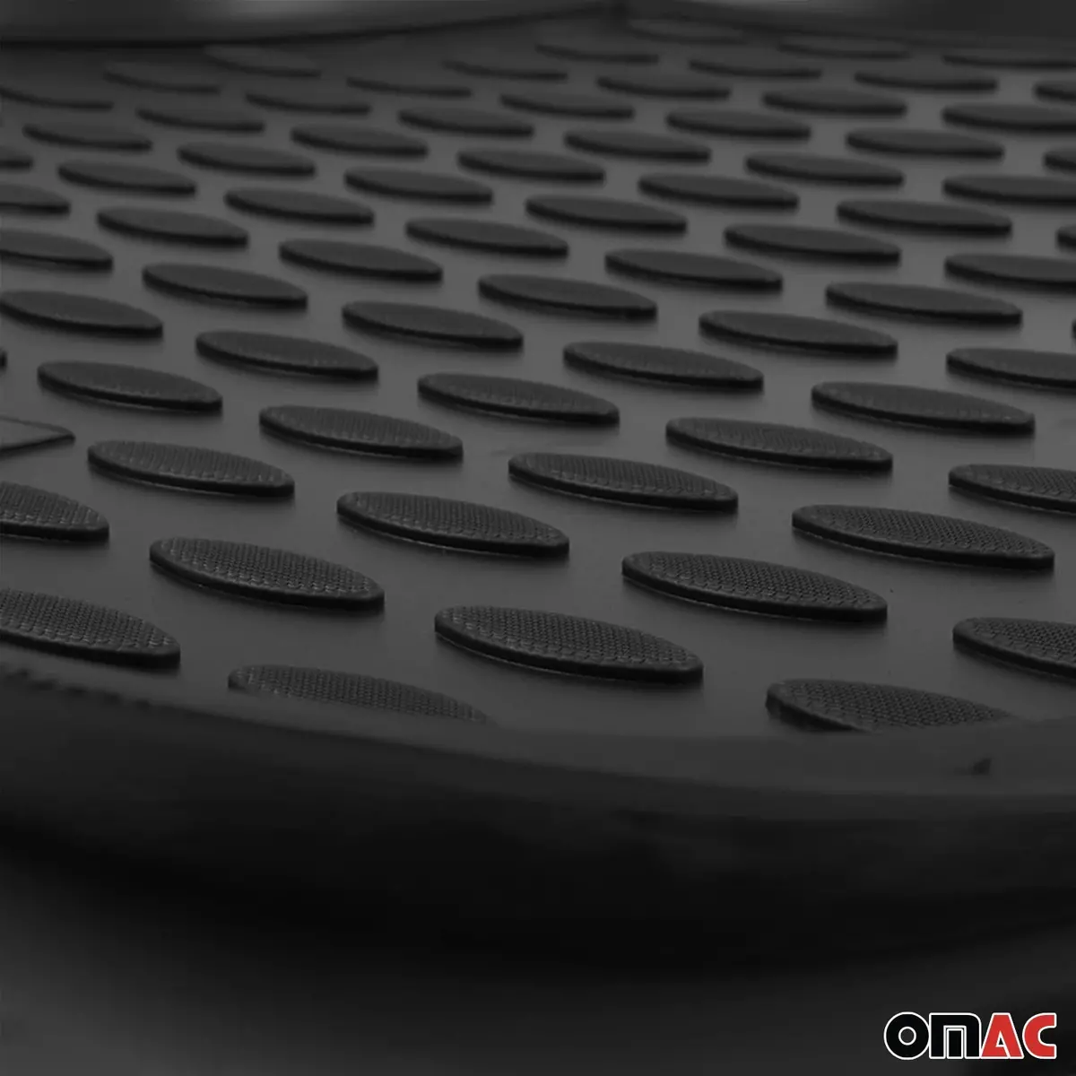 Omac Usa Cargo Liner Trunk Rubber Mat For Car – Fits With 2008-2017 Audi A5 / A5 Quattro – All Weather, Black (1Pc) 2