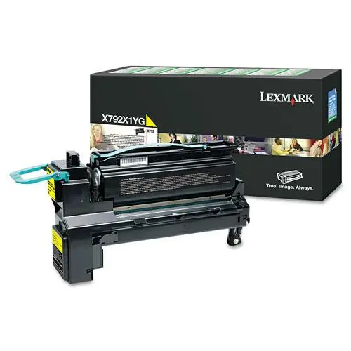 X792x1yg Lexmark X792 Yellow Extra High Yield Return Program 1