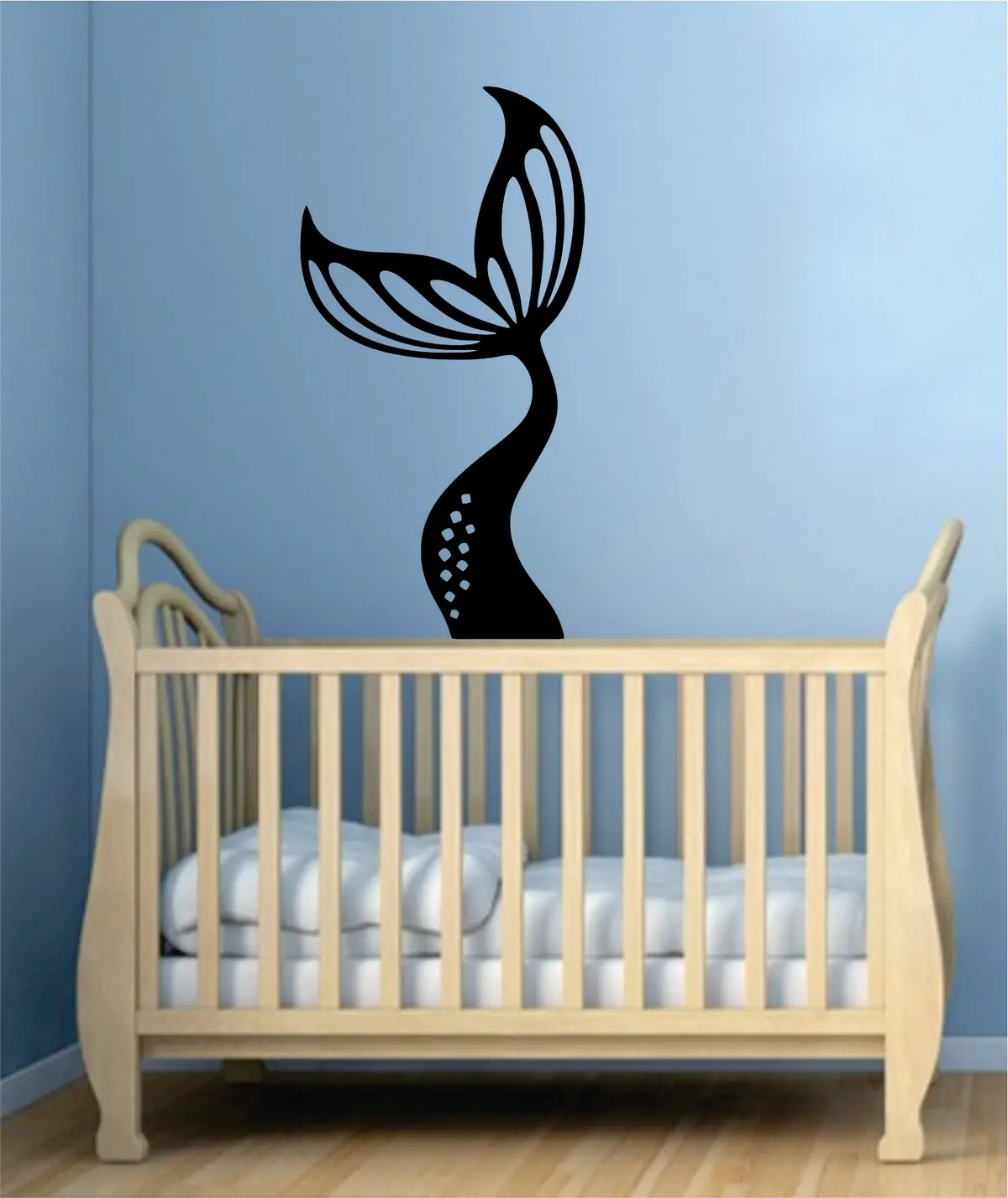 Mermaid Tail Cute Wall Decal Sticker Vinyl Art Decor Room Bedroom Inspirational Girls Teen 1