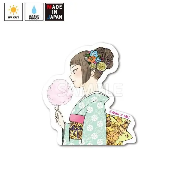 Miki058　ステッカー　Miki 1