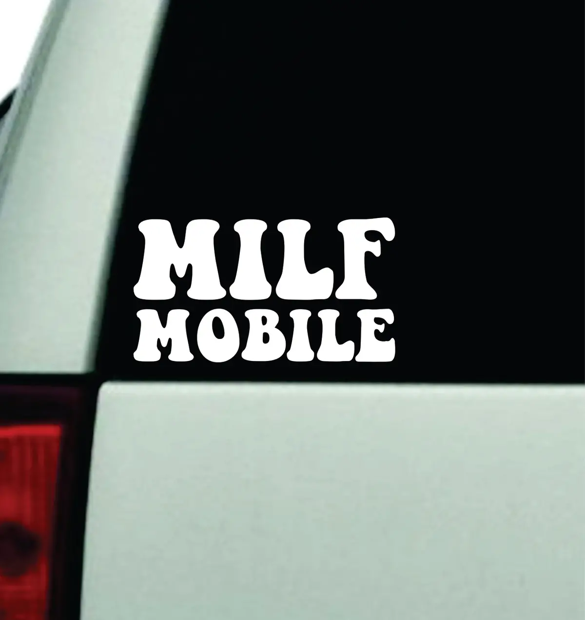 Milf Mobile Car Decal Truck Window Windshield Jdm Bumper Sticker Vinyl Quote Boy Girls Funny Mom Women Trendy Cute Family 1