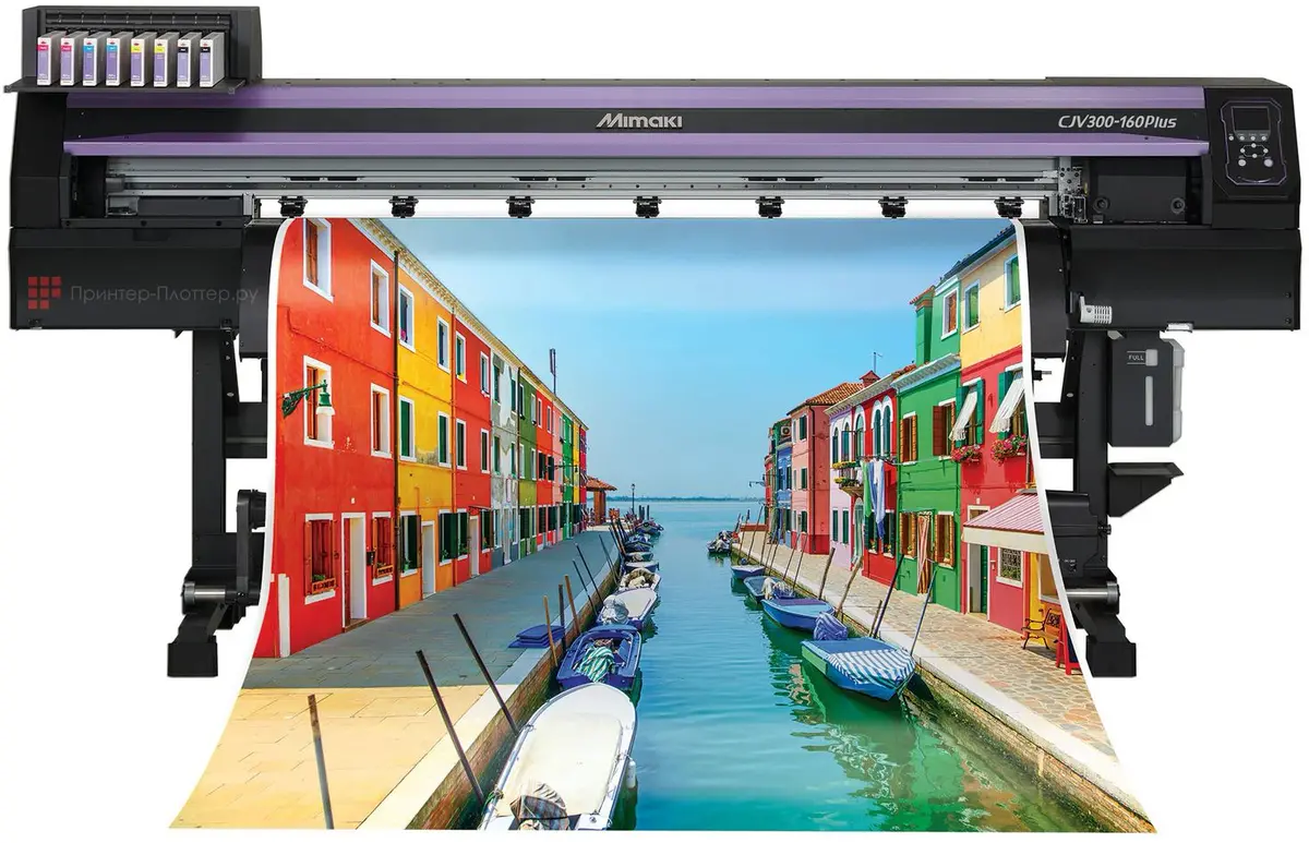 Cjv300-160 Plus 64" Brand New Mimaki Inch Eco-Solvent Print/Cut Vinyl Plotter Cutter Printer With Maps4 (Mimaki Advanced Pass System 4) 1
