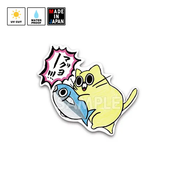 Mimi060　ステッカー　うさぎのみみちゃん　ネコチャン 1