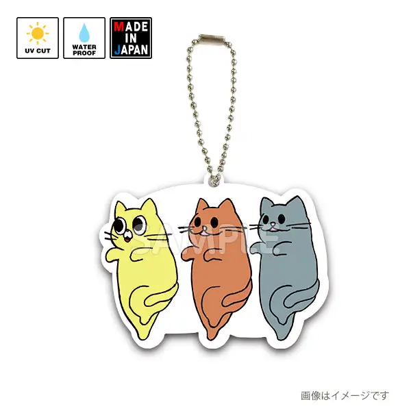 Mimi573ak　アクキー　うさぎのみみちゃん　ネコチャン 1