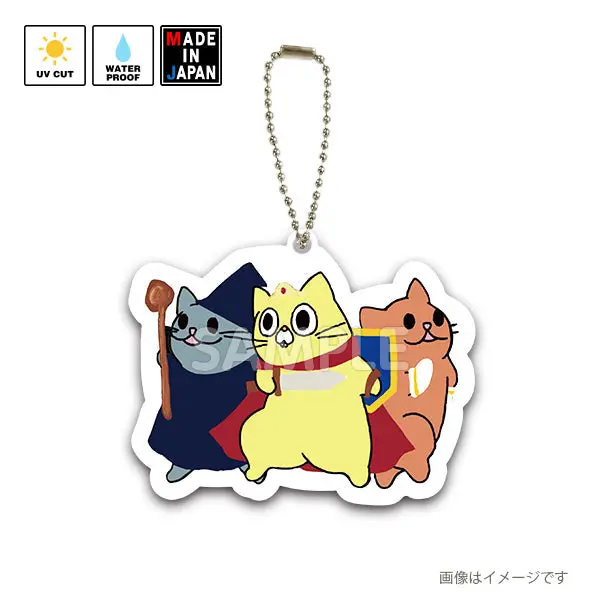 Mimi575ak　アクキー　うさぎのみみちゃん　ネコチャン 1