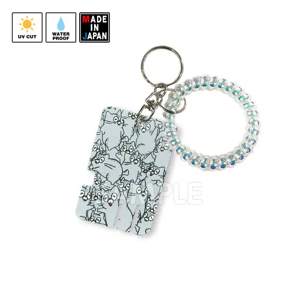 Mimi599ak　アクキー　うさぎのみみちゃん　ネコチャン 1
