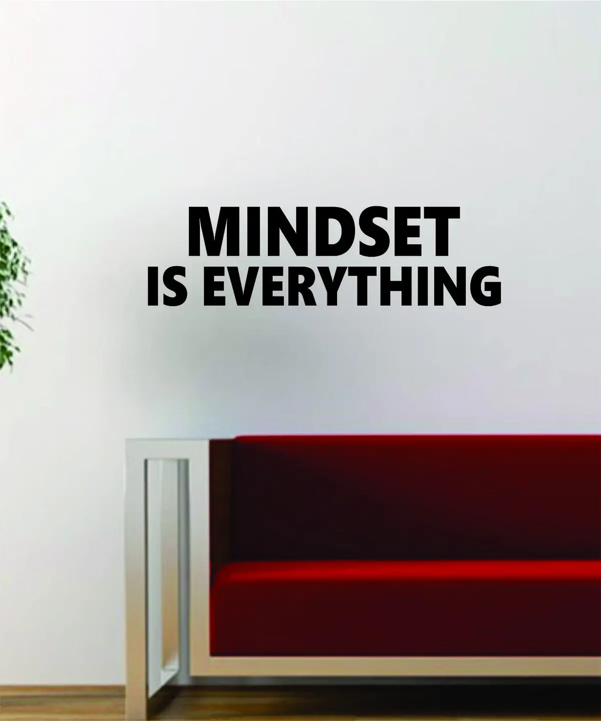 Mindset Is Everything Quote Inspirational Decal Sticker Wall Vinyl Art Wall Room Decor Decoration 1