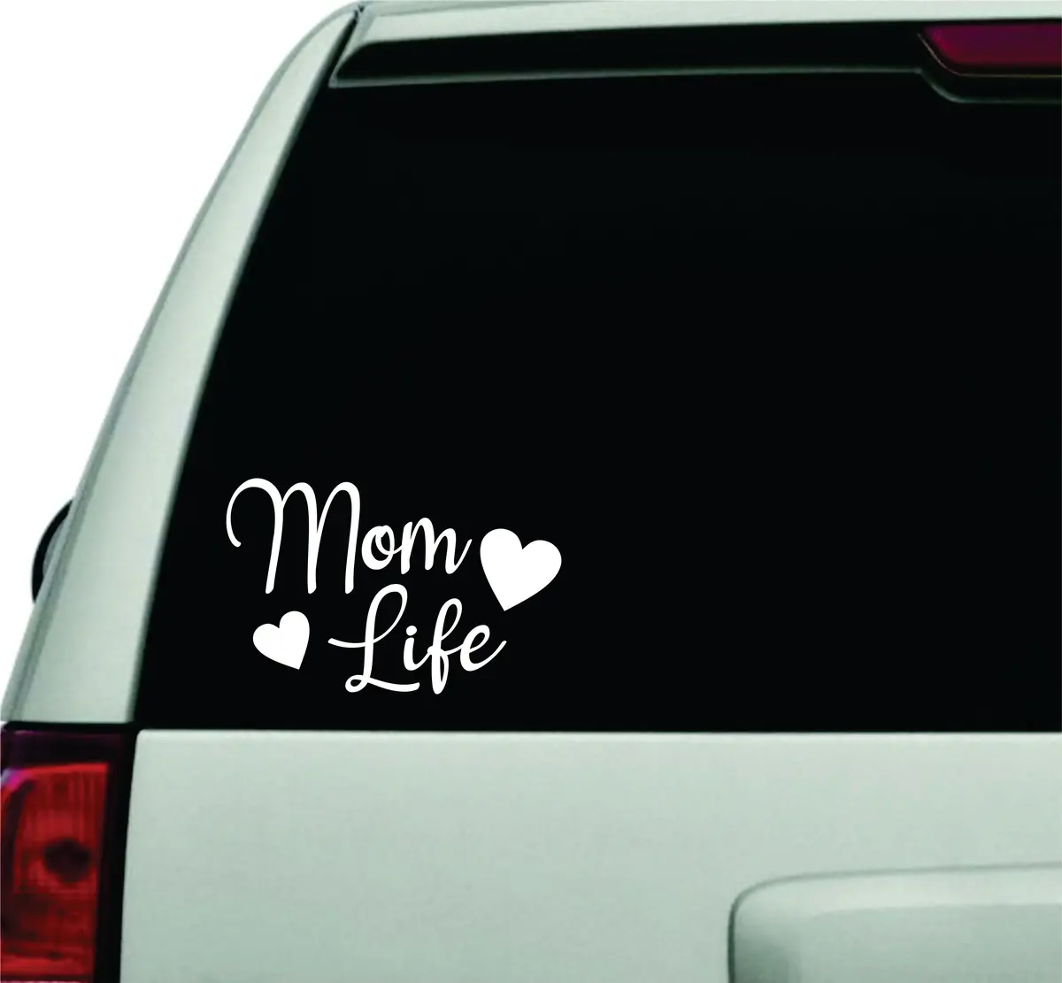 Mom Life Wall Decal Car Truck Window Windshield Jdm Sticker Vinyl Lettering Quote Boy Girl Kids Baby Hearts Family 1