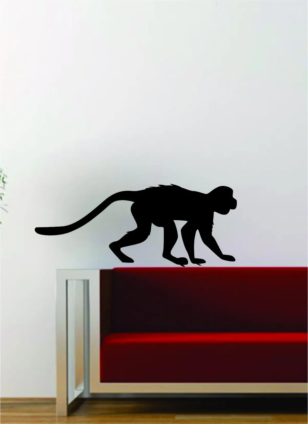 Monkey Silhouette Decal Wall Vinyl Art Decor Room Animal Beautiful Gorilla Harambe 1