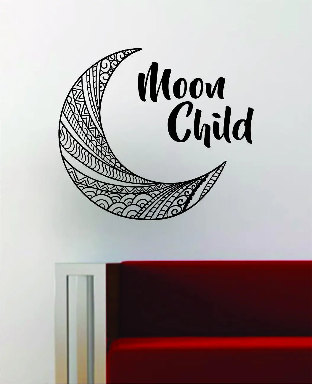 Moon Child Quote Space Stars Boho Decal Sticker Vinyl Wall Room Decor Decoration Art 1
