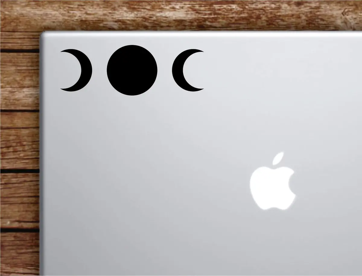 Moons Laptop Decal Sticker Vinyl Art Quote Macbook Apple Decor Car Window Truck Space Planets Stars Galaxy 1