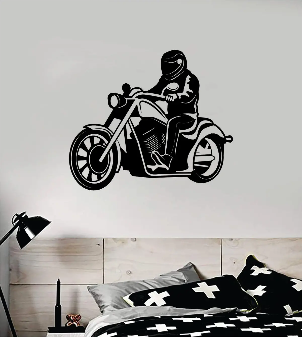 Motorcycle V4 Moto Auto Bike Wall Decal Sticker Vinyl Art Bedroom Room Decor Teen Boy Girl Race 1