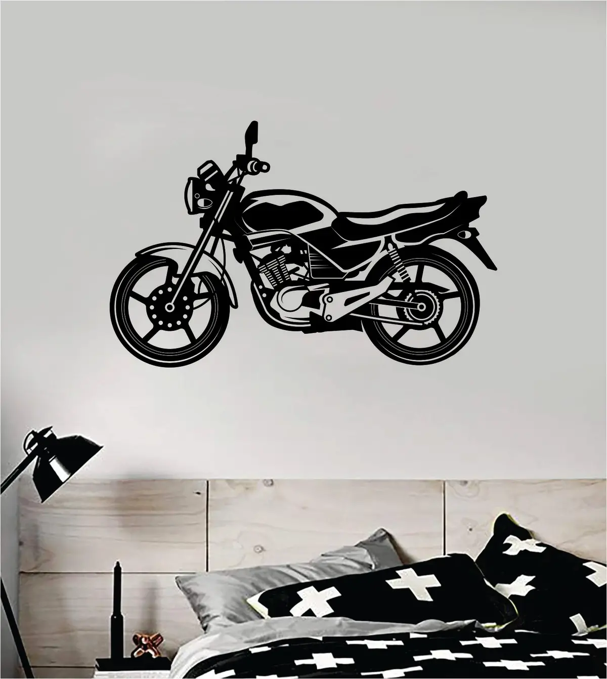 Motorcycle V6 Moto Auto Bike Wall Decal Sticker Vinyl Art Bedroom Room Decor Teen Boy Girl Race 1