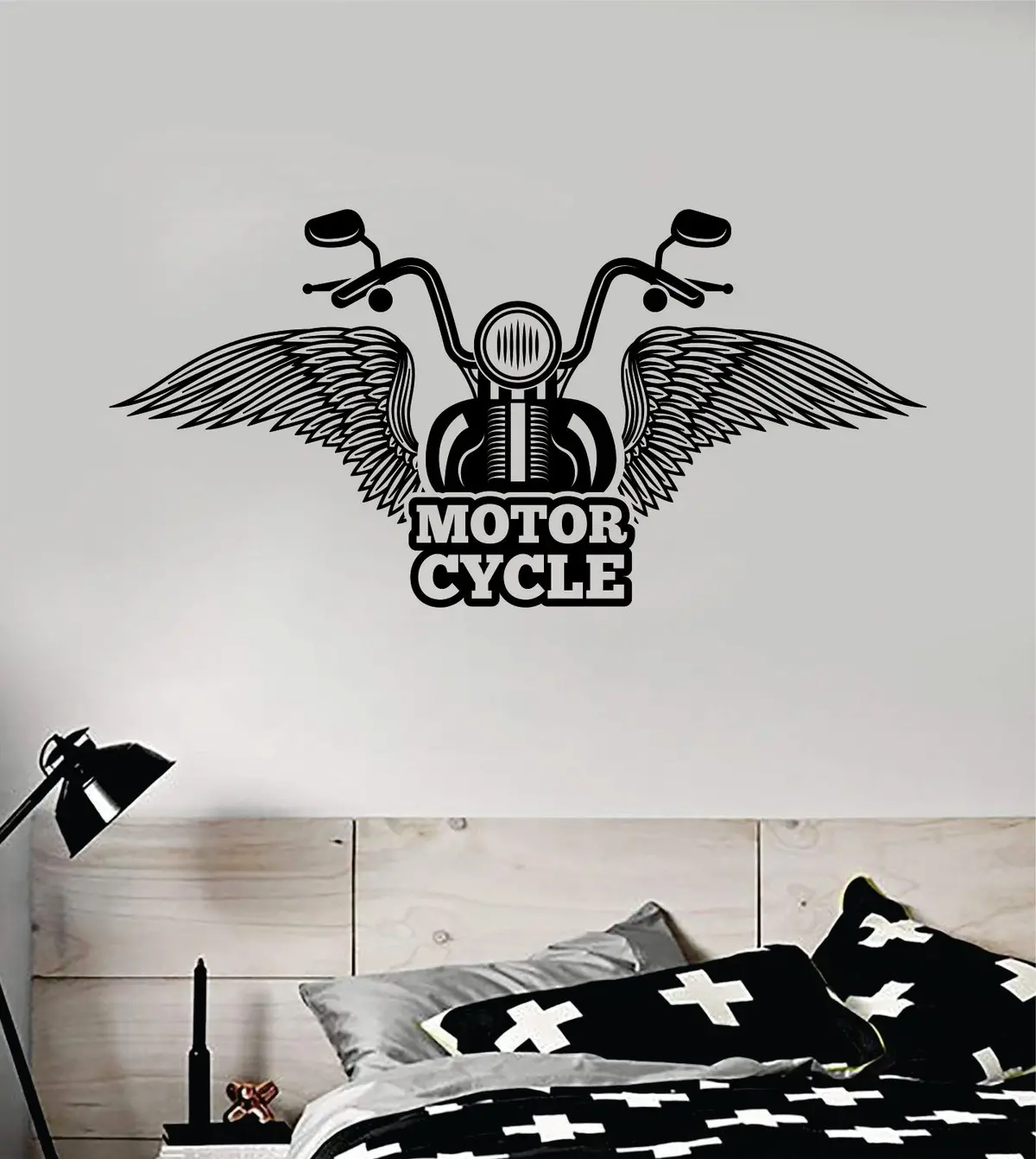 Motorcycle V7 Moto Auto Bike Wall Decal Sticker Vinyl Art Bedroom Room Decor Teen Boy Girl Race 1