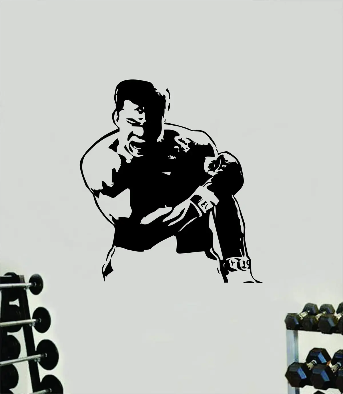 Muhammad Ali Wall Decal Home Decor Art Sticker Vinyl Bedroom Room Sports Inspirational Motivational Boxing Boxer Mma Ring Gloves Gym Fitness 1