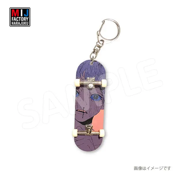 Murasaki536sbk　スケボーキーホルダー　ムラサキヒムシ 1