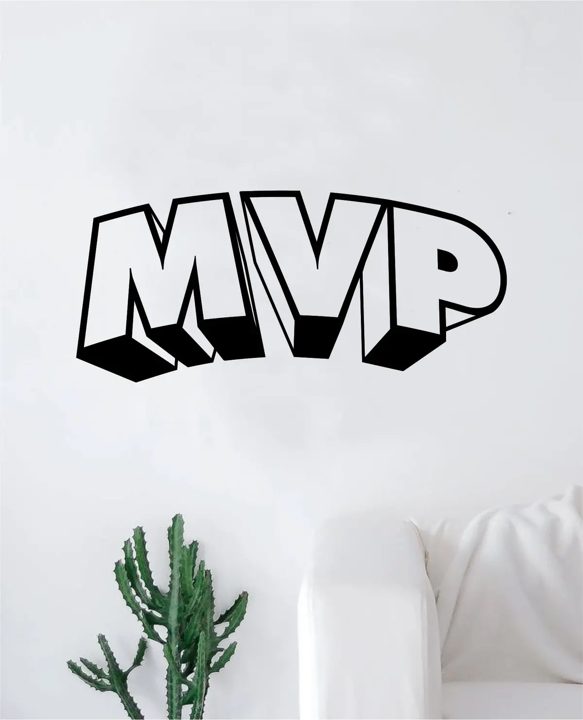 Mvp Decal Sticker Wall Vinyl Art Wall Bedroom Room Home Decor Teen Inspirational Teen Kids School Game Sports 1