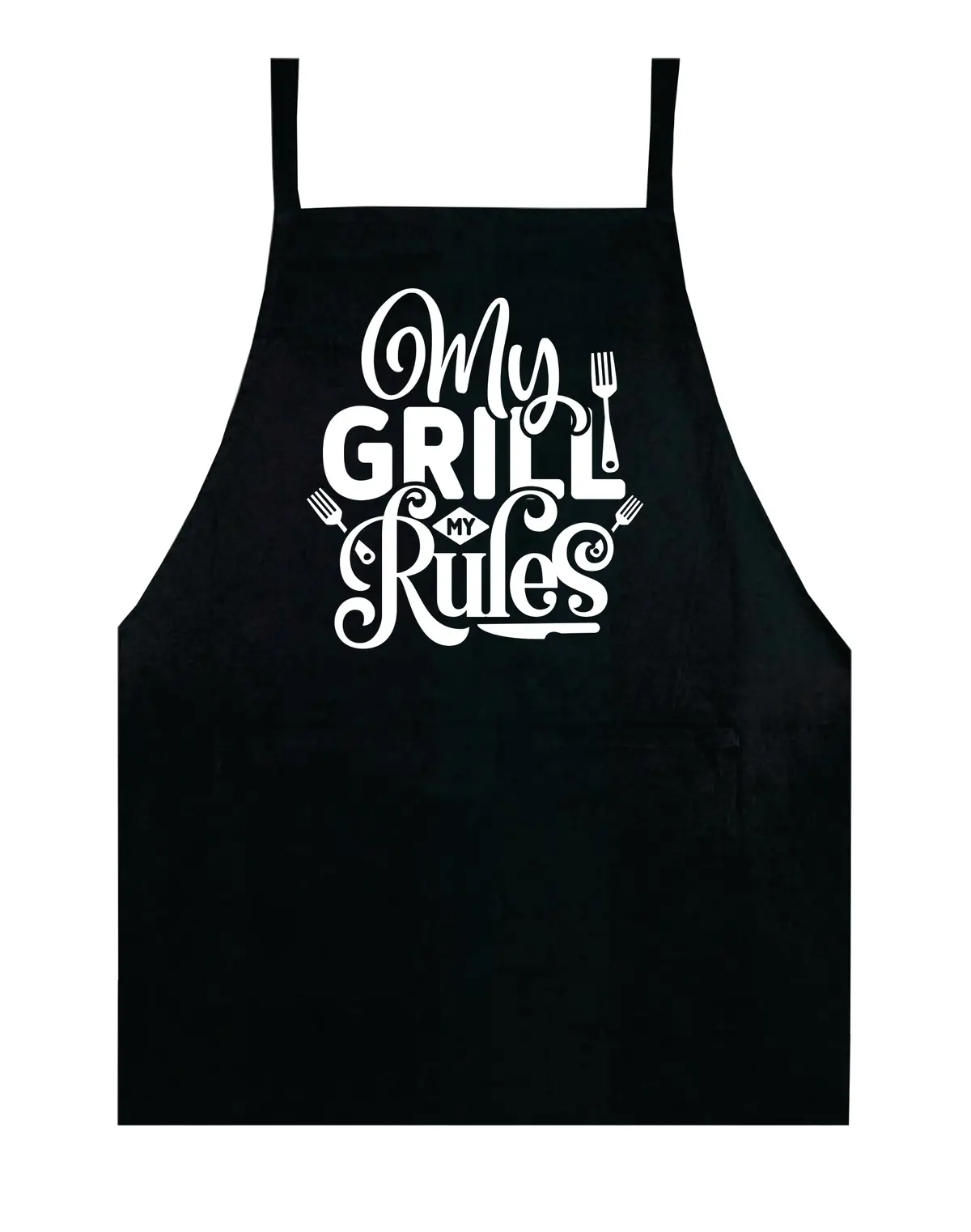 My Grill My Rules V3 Apron Kitchen Bbq Barbeque Cook Grill Chef Bake Food Funny Gift Men Girls Mom Dad Gift 1