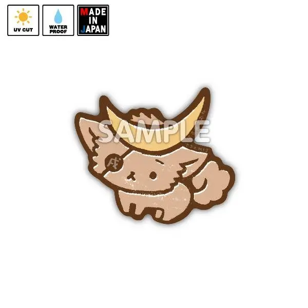 Naco011s　ミニステッカー Naco ナコ　干支まさむね 戌 犬 いぬ 1