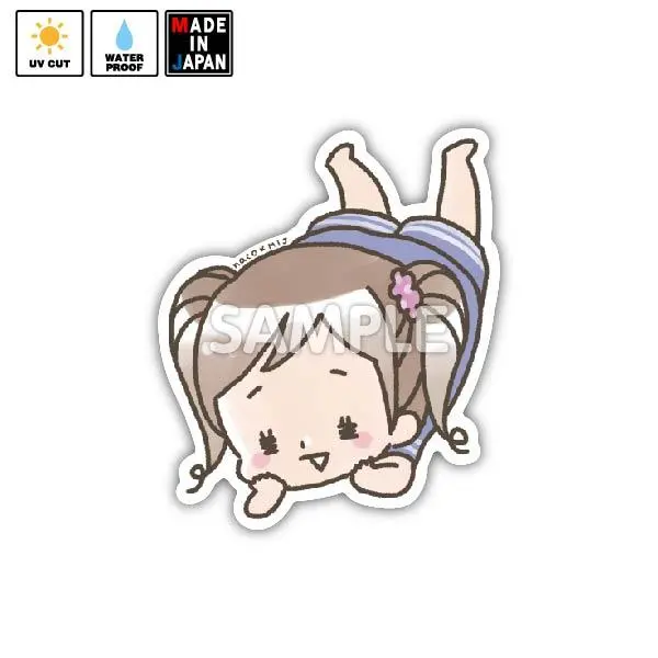 Naco017　ステッカー　Naco　ゆかり　ナコとムスメらあとダンナ 1