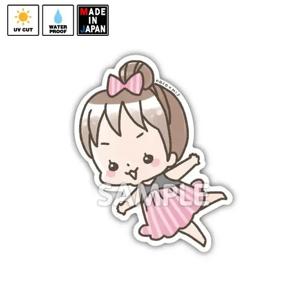 Naco018 ステッカー Naco とうこ ナコとムスメらあとダンナ 1