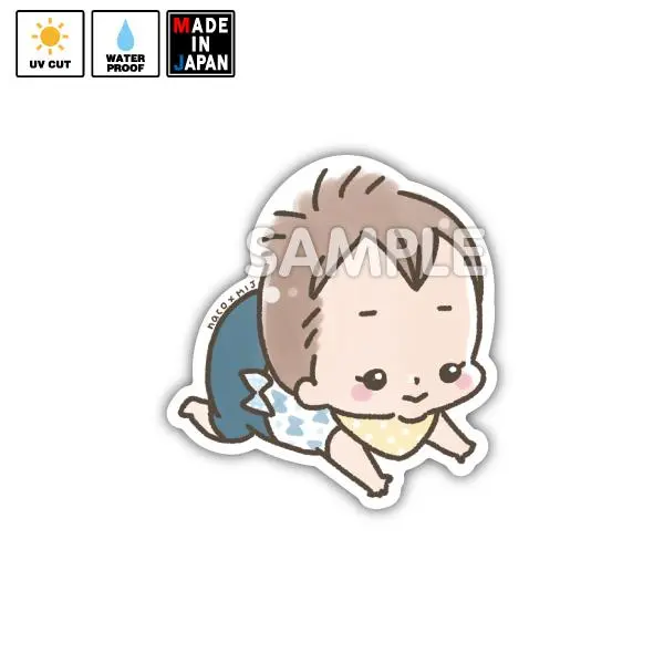 Naco019 ステッカー Naco あい ナコとムスメらあとダンナ 1