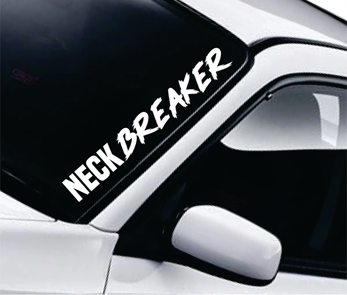 Neck Breaker Wall Decal Car Truck Window Windshield Jdm Sticker Vinyl Lettering Quote Drift Boy Girl Funny Sadboyz Racing Men Broken Heart Club 1