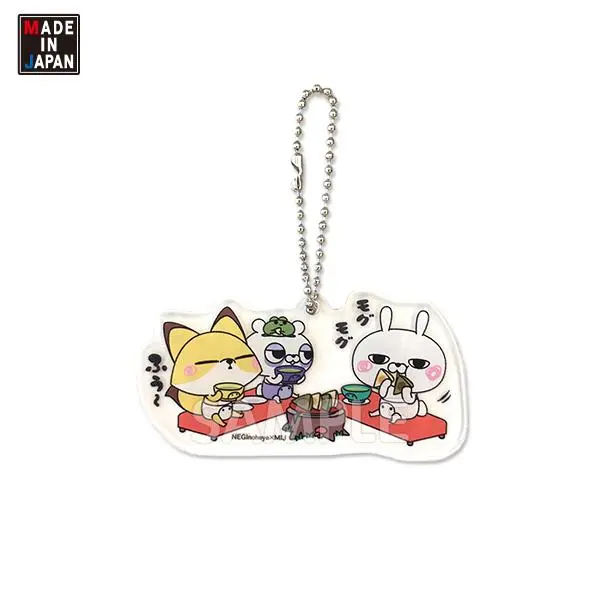 Negi511ak　アクキー　ひとえうさぎ　Negi　きつめきつね　くまくま　アクリルキーホルダー 1