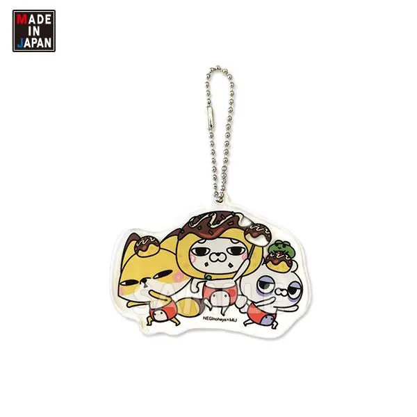 Negi512ak　アクキー　ひとえうさぎ　Negi　きつめきつね　くまくま　アクリルキーホルダー 1