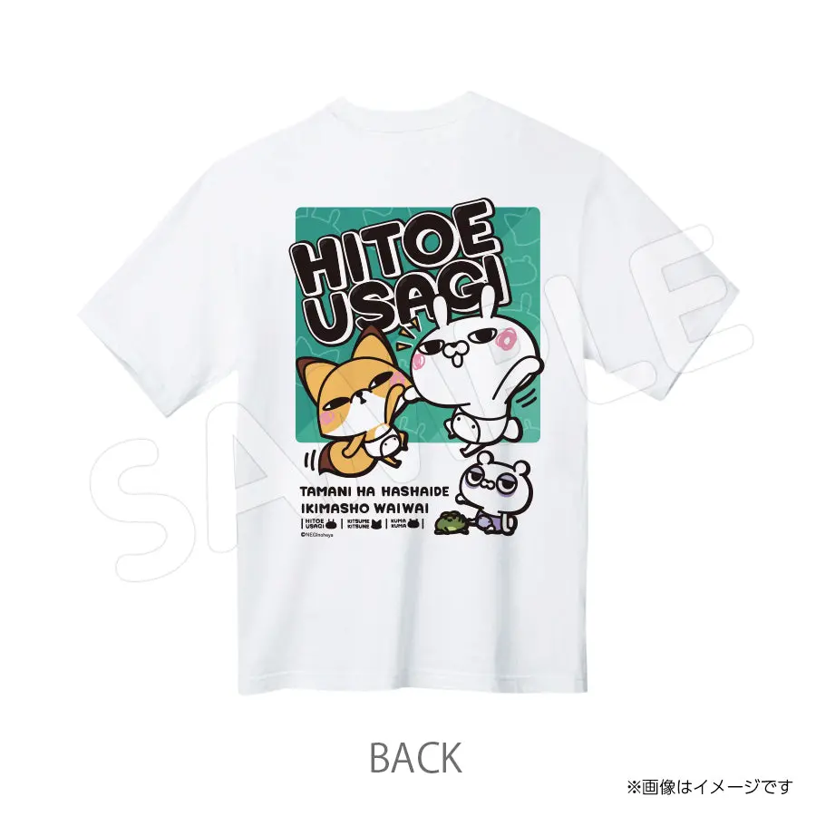 Negi592tw　Ｔシャツ　Negi　ひとえうさぎ 1