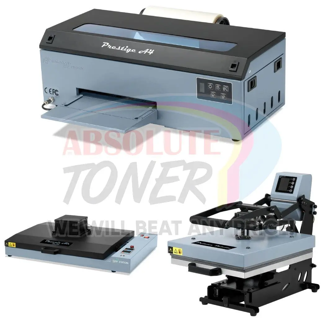Bundle Saving - Prestige 8.3" Roll Dtf Printer 110V With Curing Oven Phoenix Air And A3 Prisma Palette Dtf Heat Press 1
