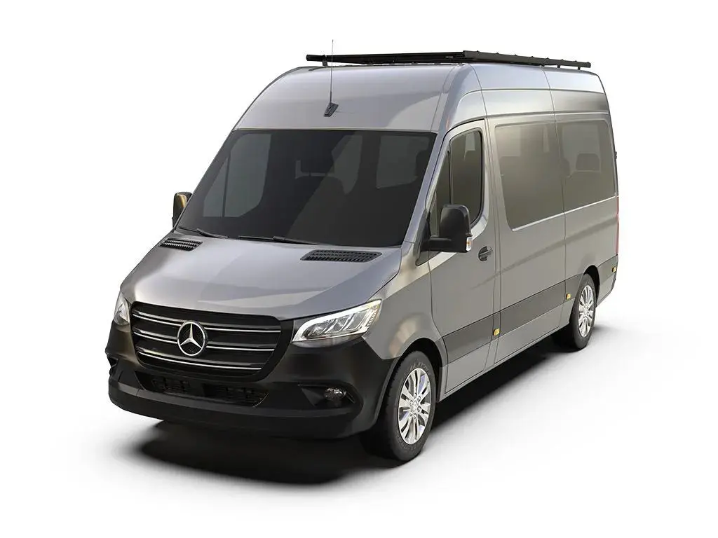 Front Runner Slimpro Van Rack Kit 2006-Current Fits Mercedes-Benz Sprinter (L2h2/144" Mwb/High Roof) 1