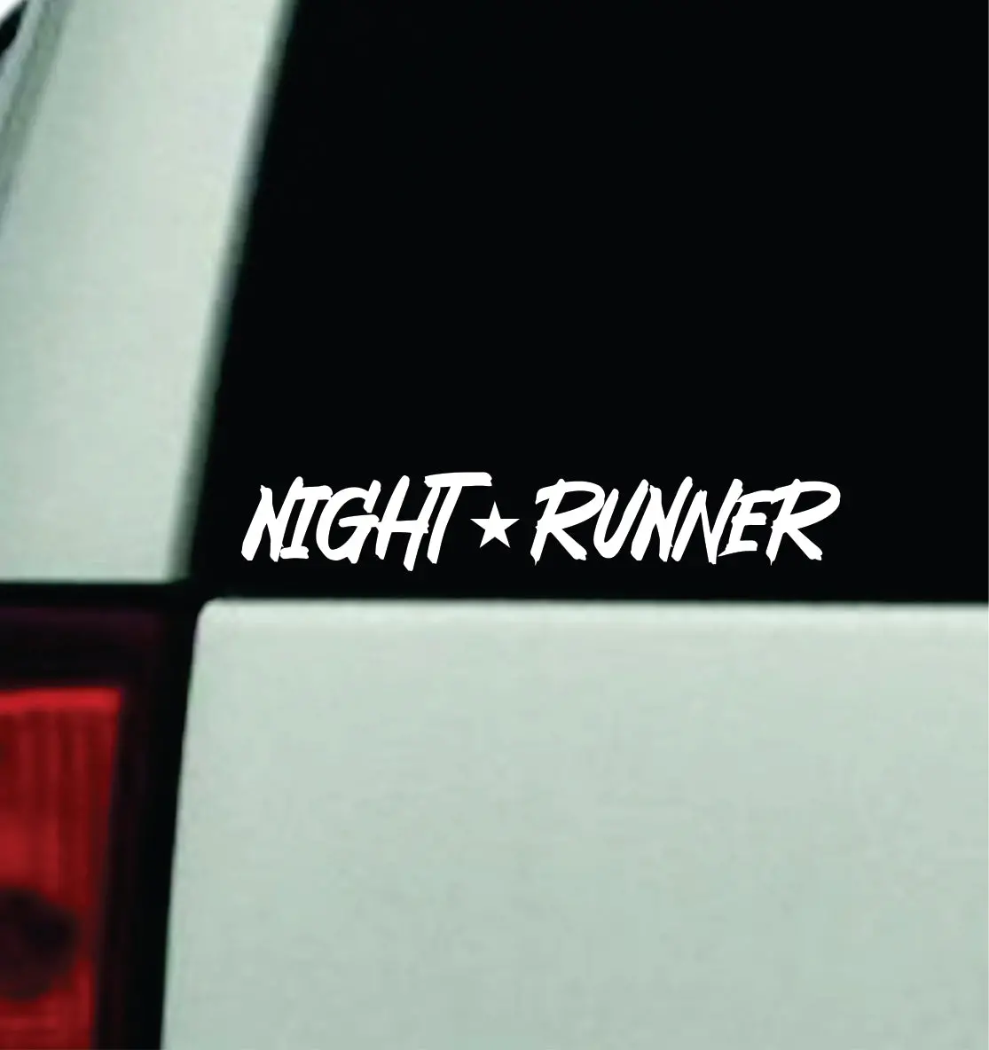 Night Runner V5 Car Decal Truck Window Windshield Jdm Bumper Sticker Vinyl Quote Girls Funny Trendy Meme Racing Club Sadboyz 1