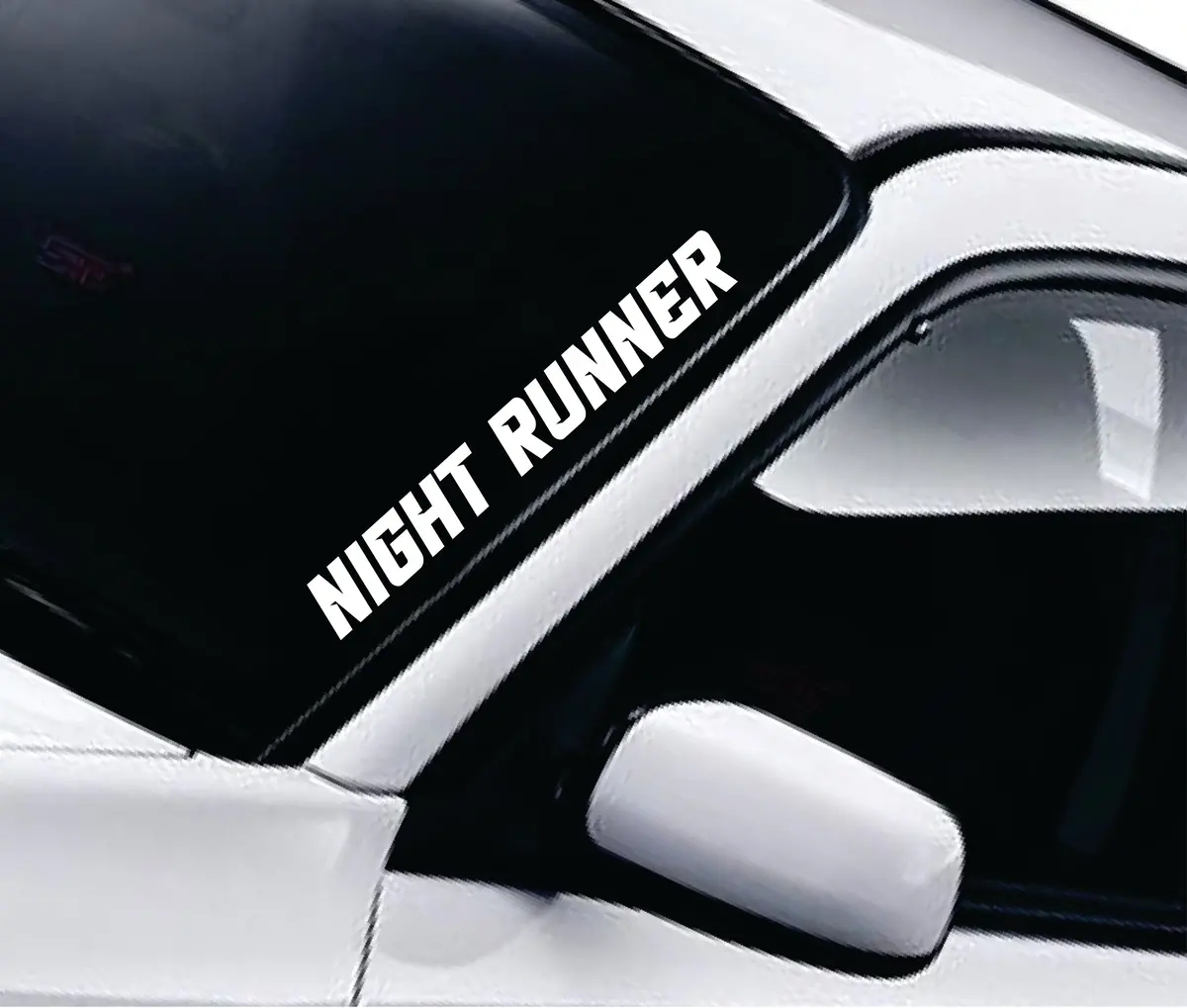 Night Runner V7 Car Decal Truck Window Windshield Banner Jdm Sticker Vinyl Quote Funny Sadboyz Racing Club Meets 1