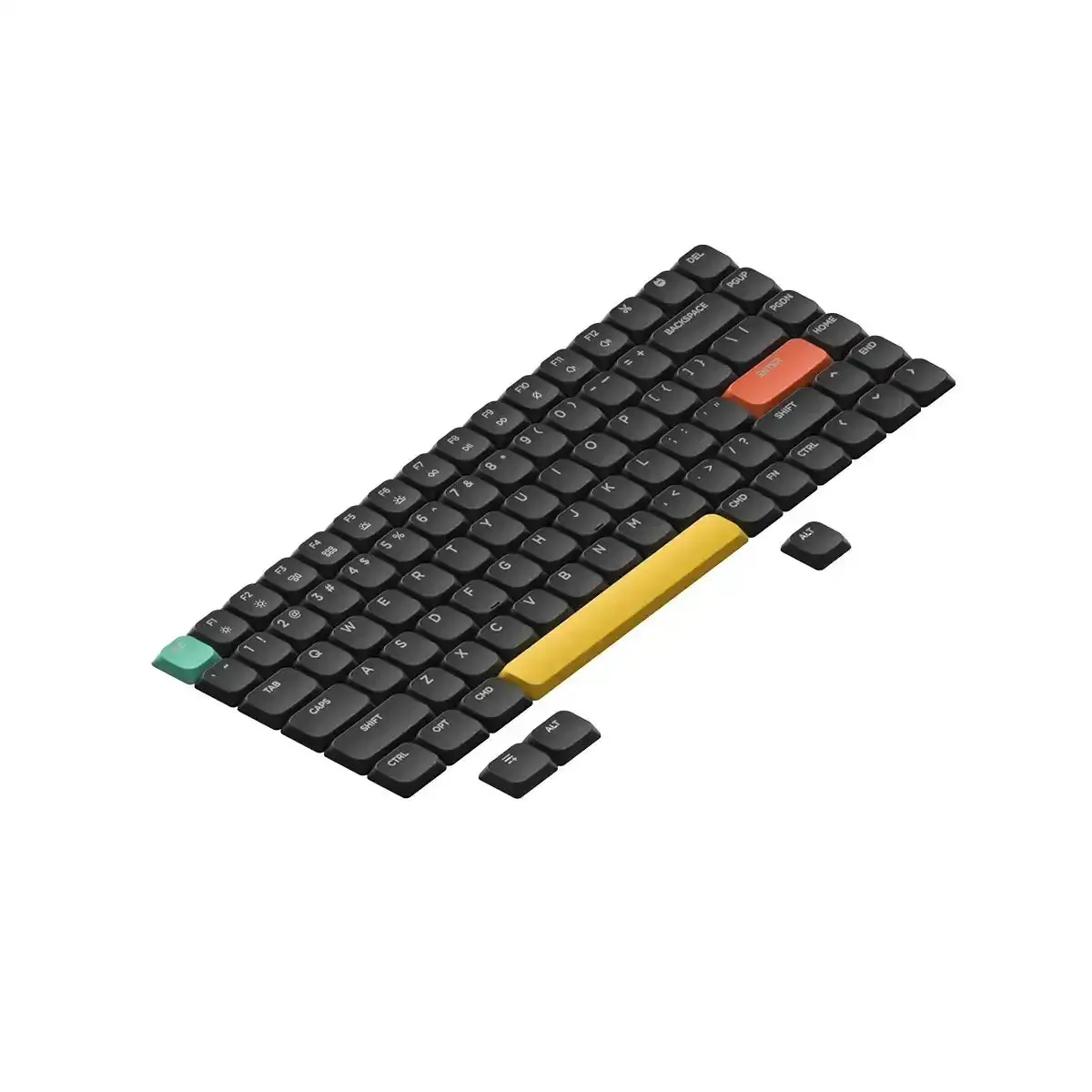 Nuphy - Nsa Shine-Through Abs Keycaps - Nasadki Do Klawiatury Niskoprofilowej 1