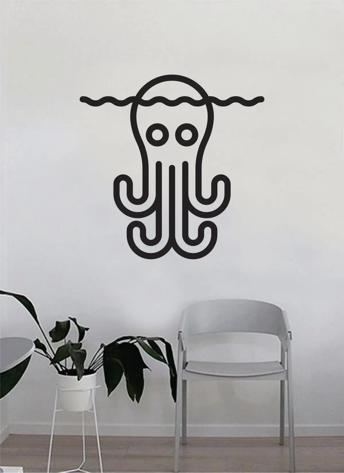 Octopus Decal Sticker Wall Vinyl Decor Art Living Room Bedroom Kids Nursery Baby Teen Animal Ocean Beach Fish 1