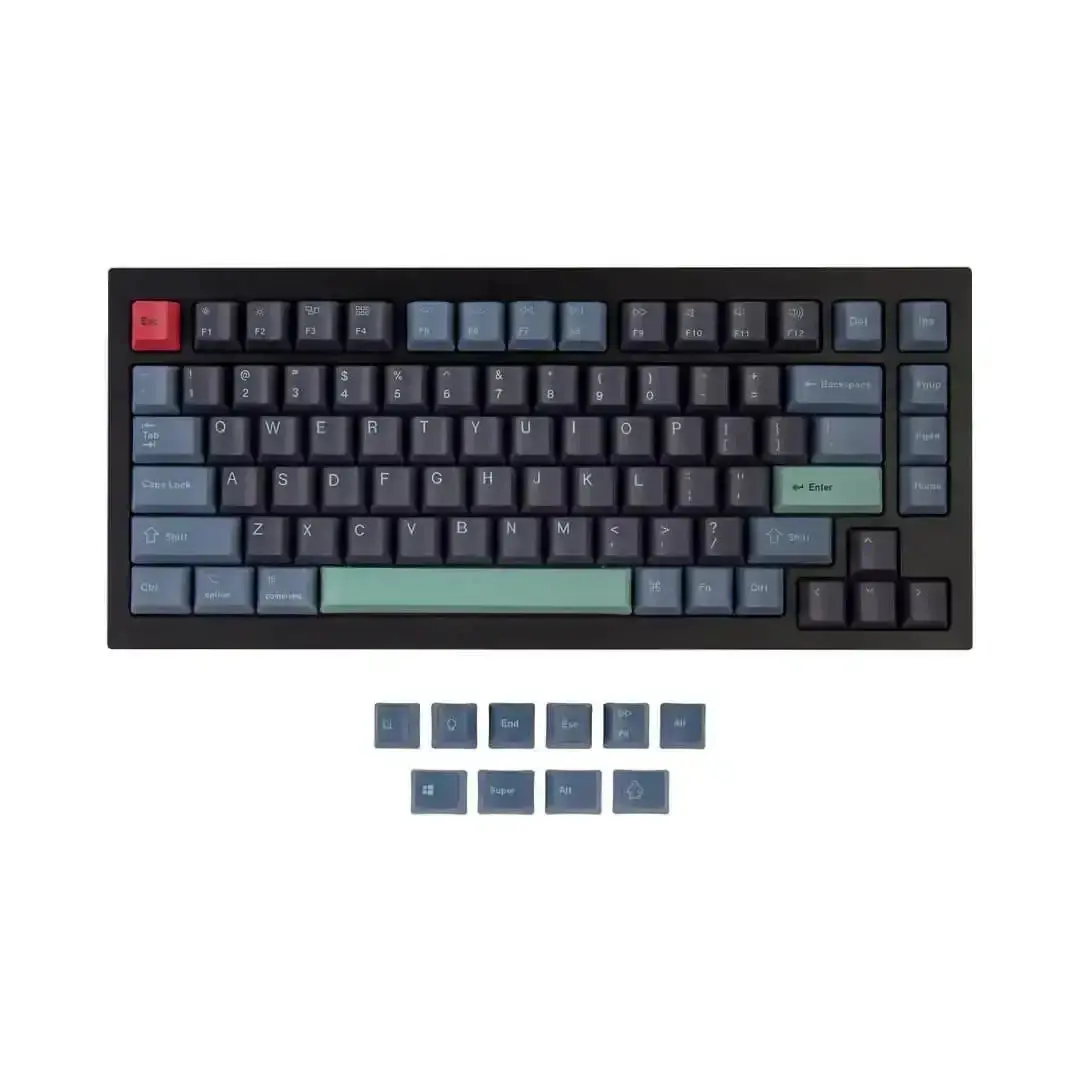 Keychron Keycaps - Q1 & K2 Oem Dye-Sub Pbt Keycap Set - Hacker 1