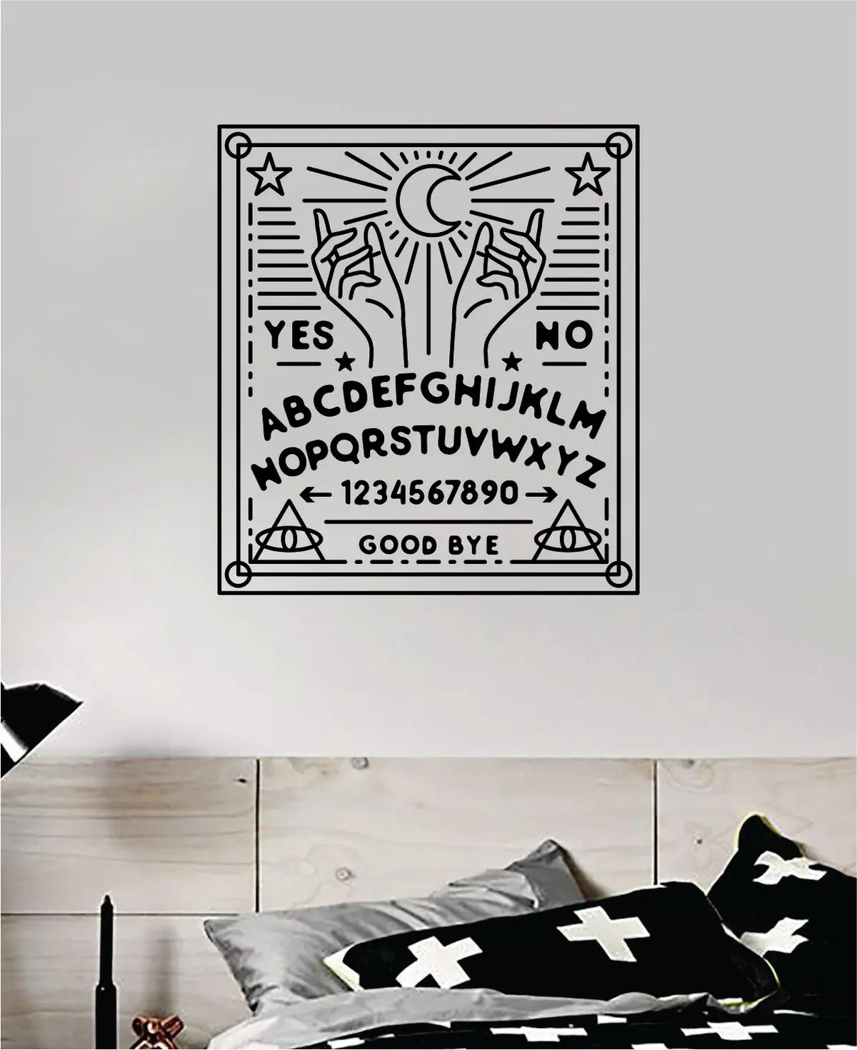 Ouija Board Wall Decal Home Decor Art Bedroom Sticker Vinyl Teen Kids Room Spirit Ghost Funny Tattoo 1