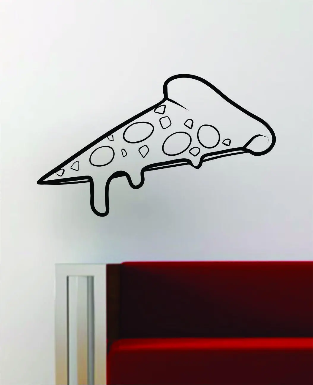 Pizza Slice Food Decal Sticker Vinyl Wall Room Decor Decoration Art Teen Funny 1