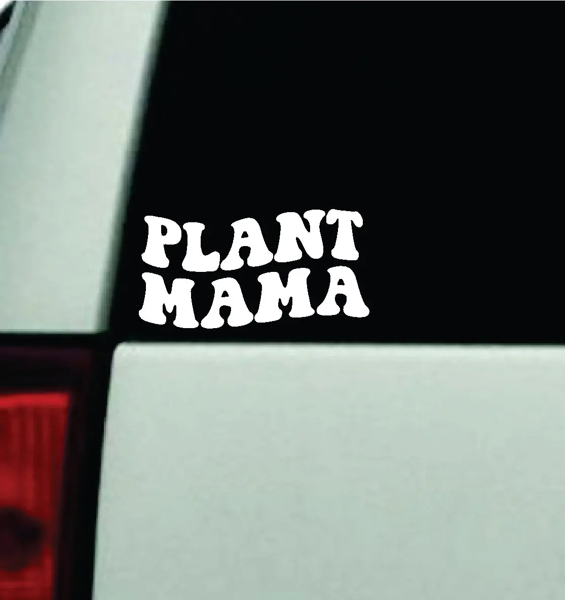 Plant Mama Car Decal Truck Window Windshield Rearview Jdm Bumper Sticker Vinyl Quote Boy Girls Funny Mom Milf Trendy Cute Flowers Groovy 1