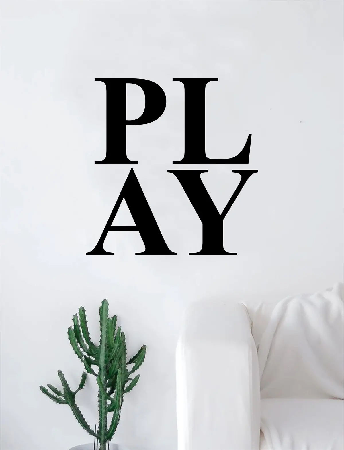 Play Decal Sticker Wall Vinyl Art Home Decor Teen Quote Inspirational Nursery Kids Children School Playroom 1